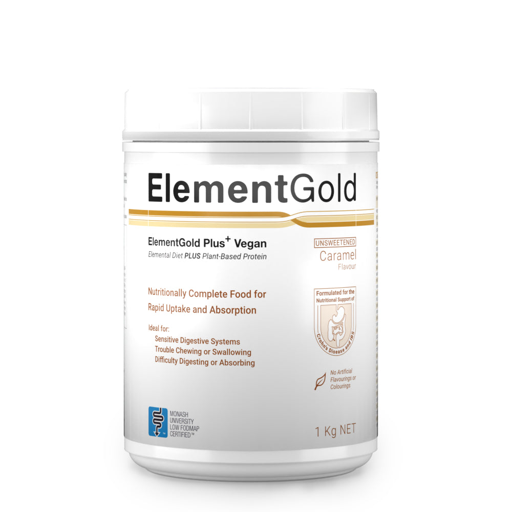 ElementGoldPlus+ Vegan Unsweetened Caramel 1kg